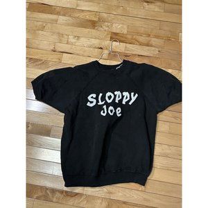 vintage sweatshirt Sloppy Joe Shortsleeved Small Streetwear Festival